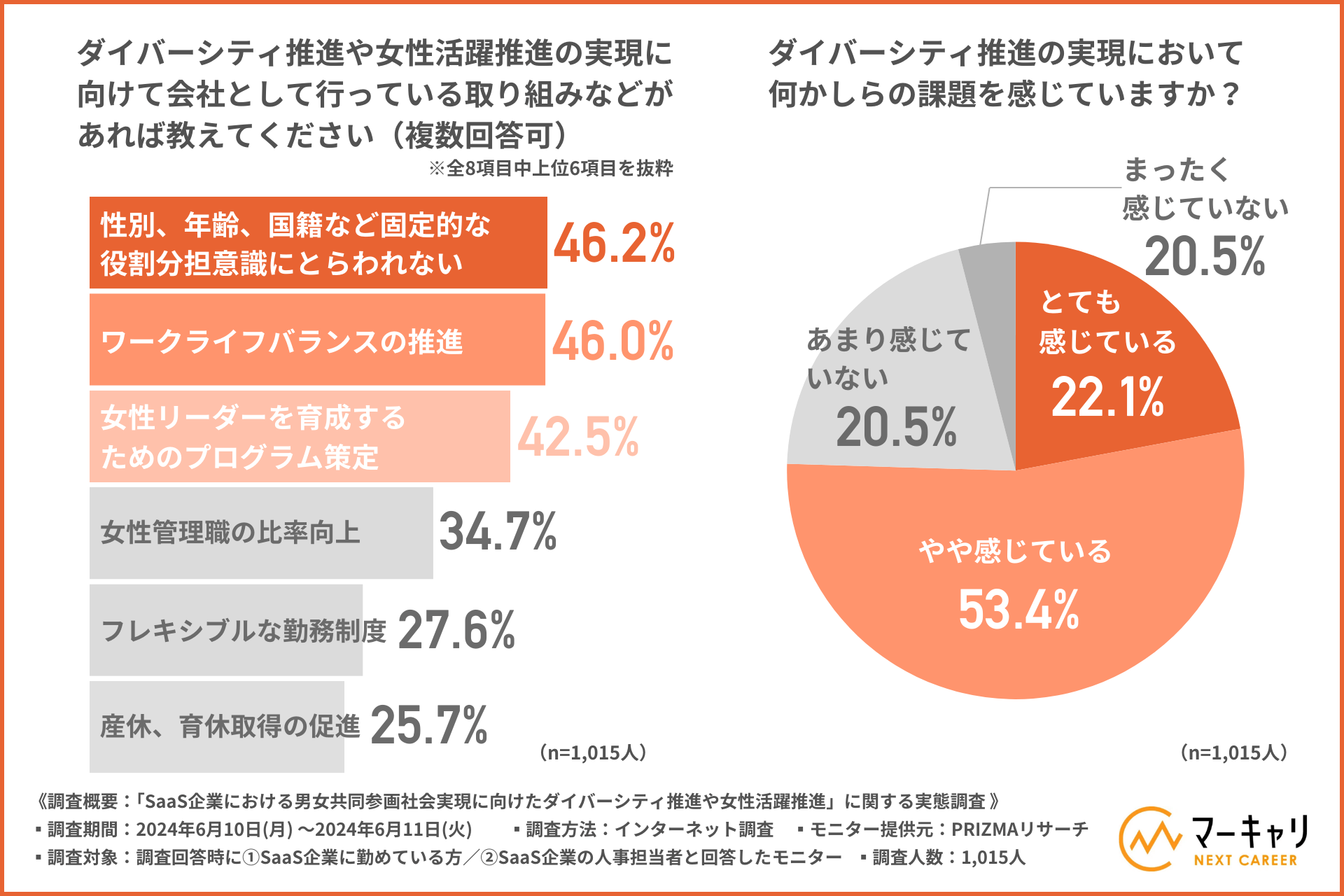 SaaS企業のダイバーシティ推進や女性活躍推進の実現に向けた実態